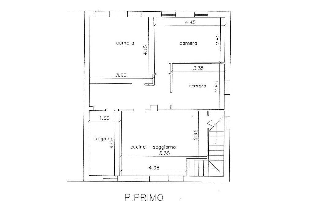 pianta piano primo progetto