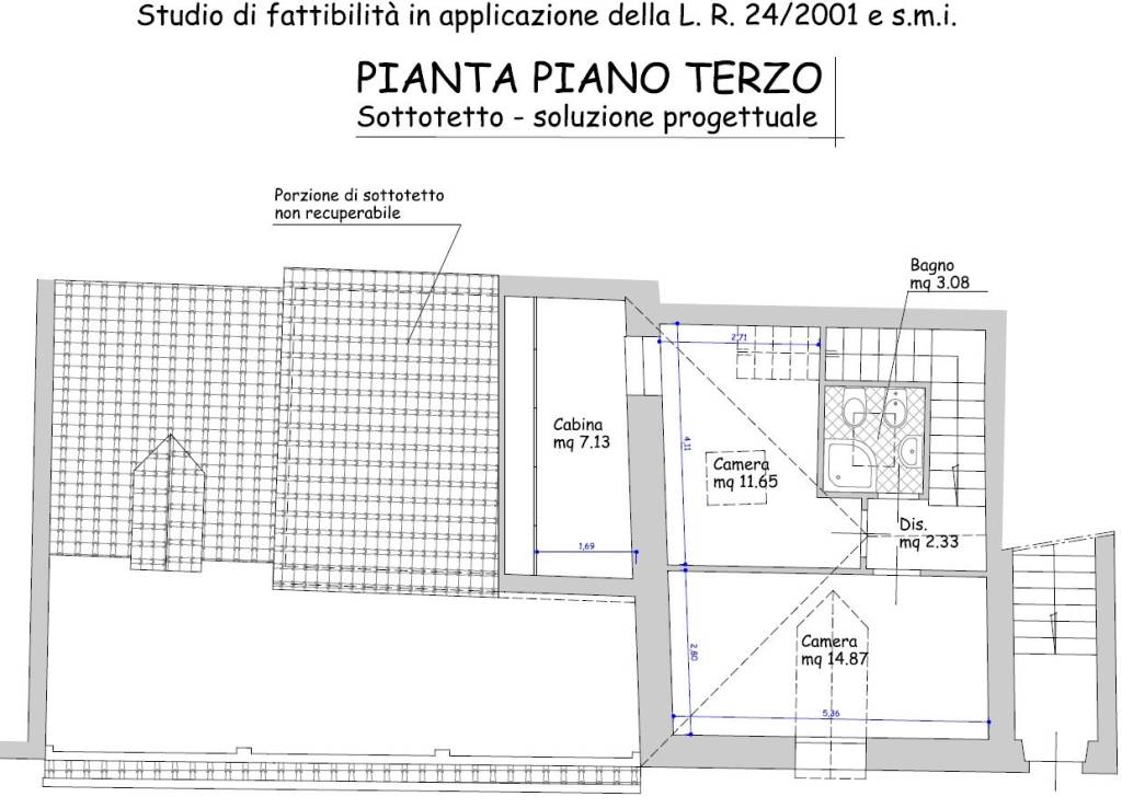 Progetto Alassio piano terzo