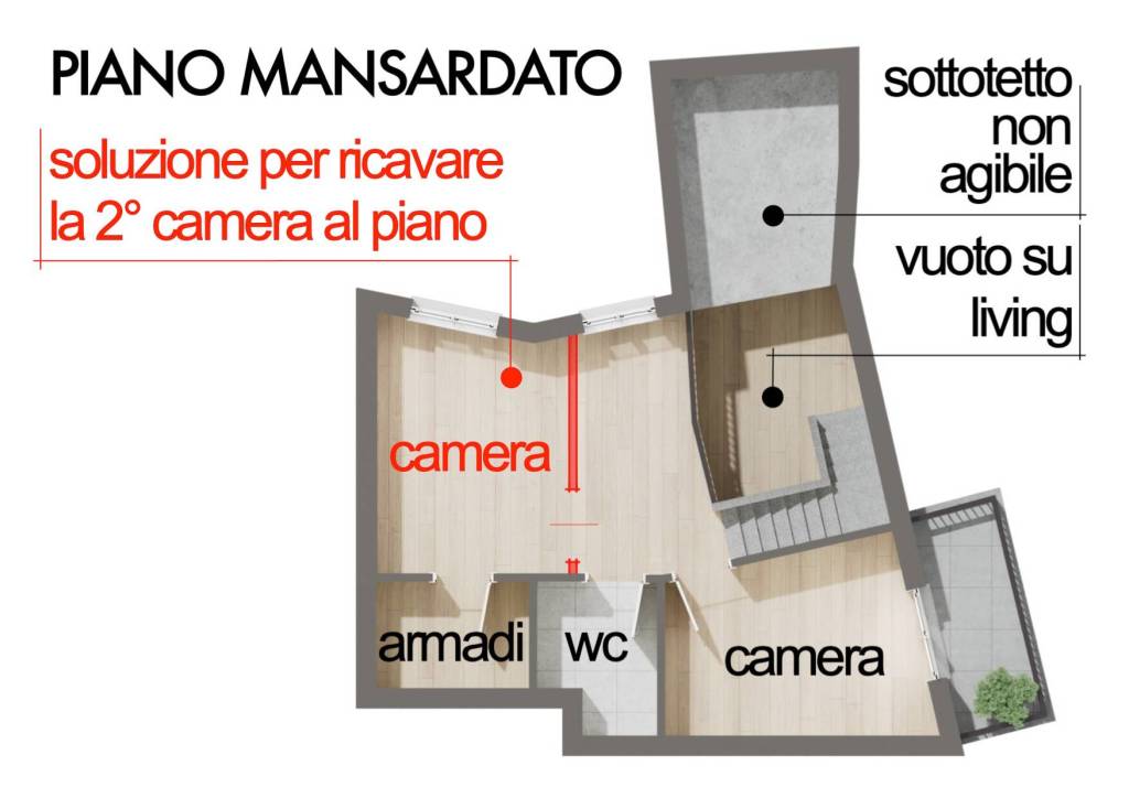 Planimetria piano mansardato (modificato)