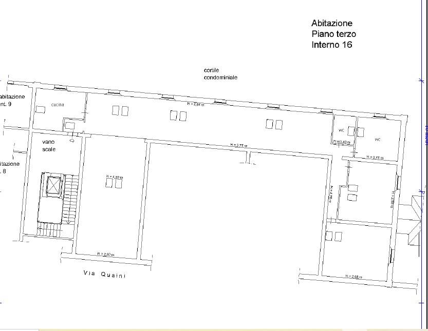 PLANIMETRIA CATASTALE INT. 16