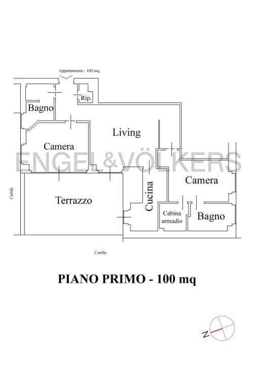 Planimetria corso Vercelli