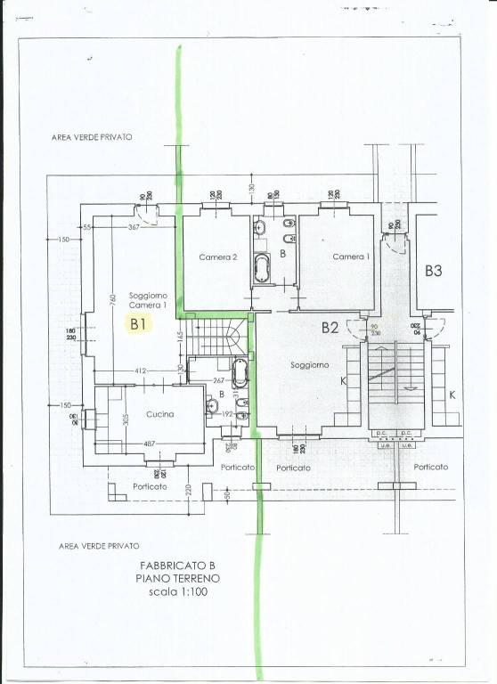 Planimetria piano terra B1