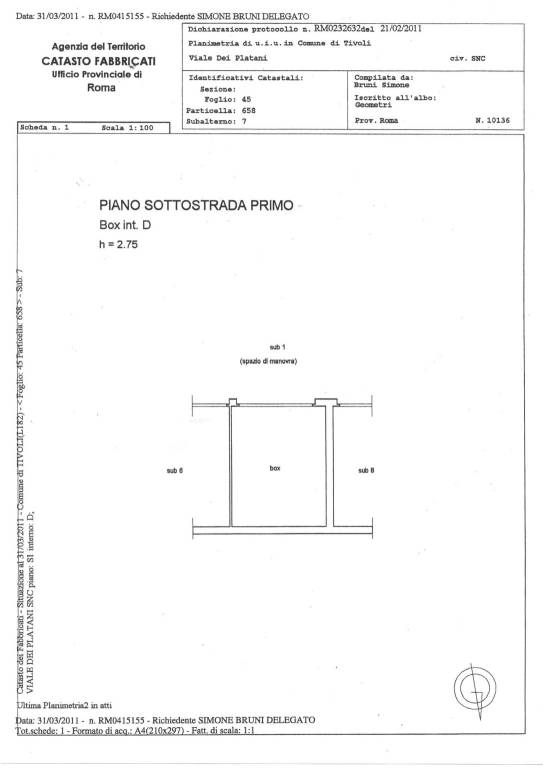 planimetria box 1