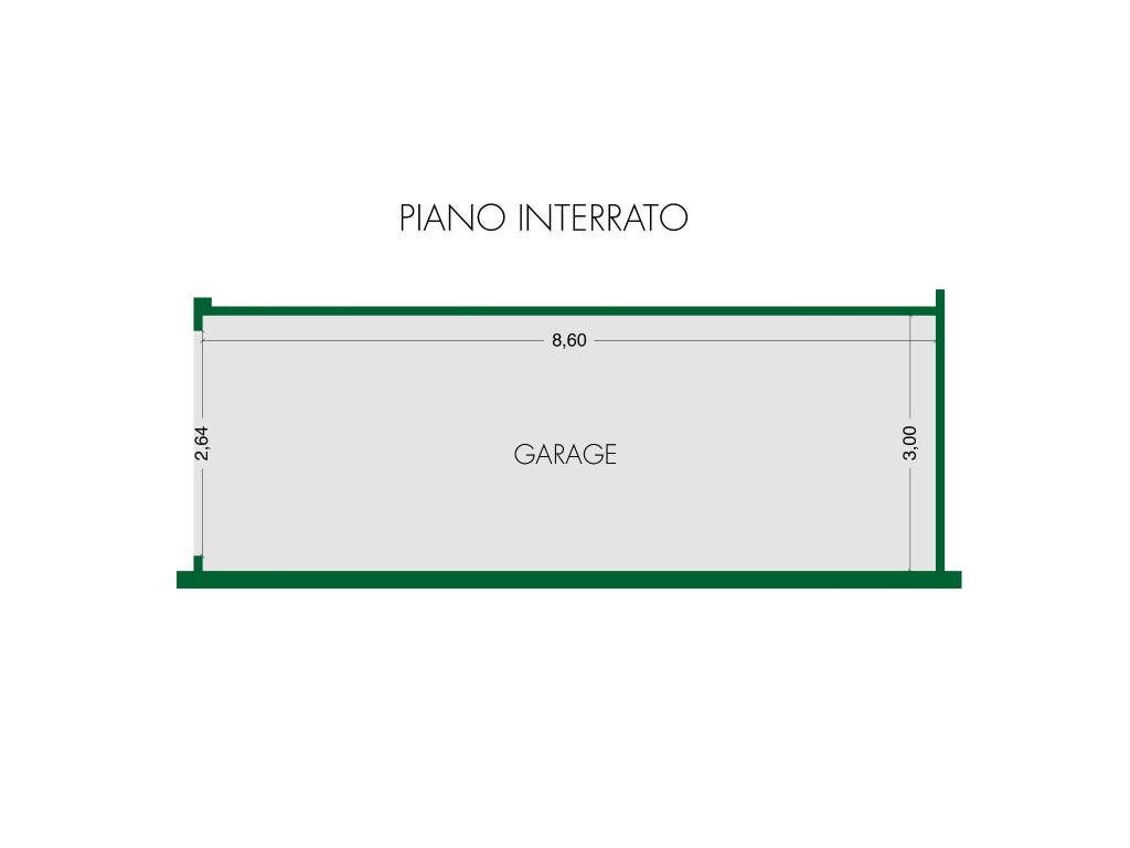 Via Cao del Prà PIANO INTERRATO