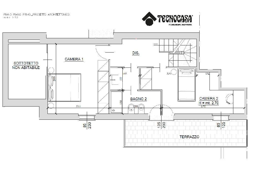 planimetria interattiva primo piano