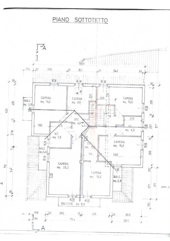 Pianta Piano 1 - Lenno - S. Rocco 4 - Peverelli Si