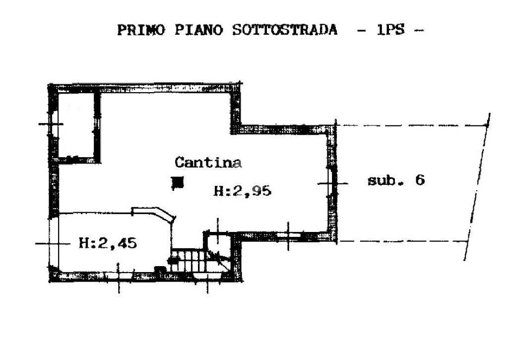 planimetria piano seminterrato