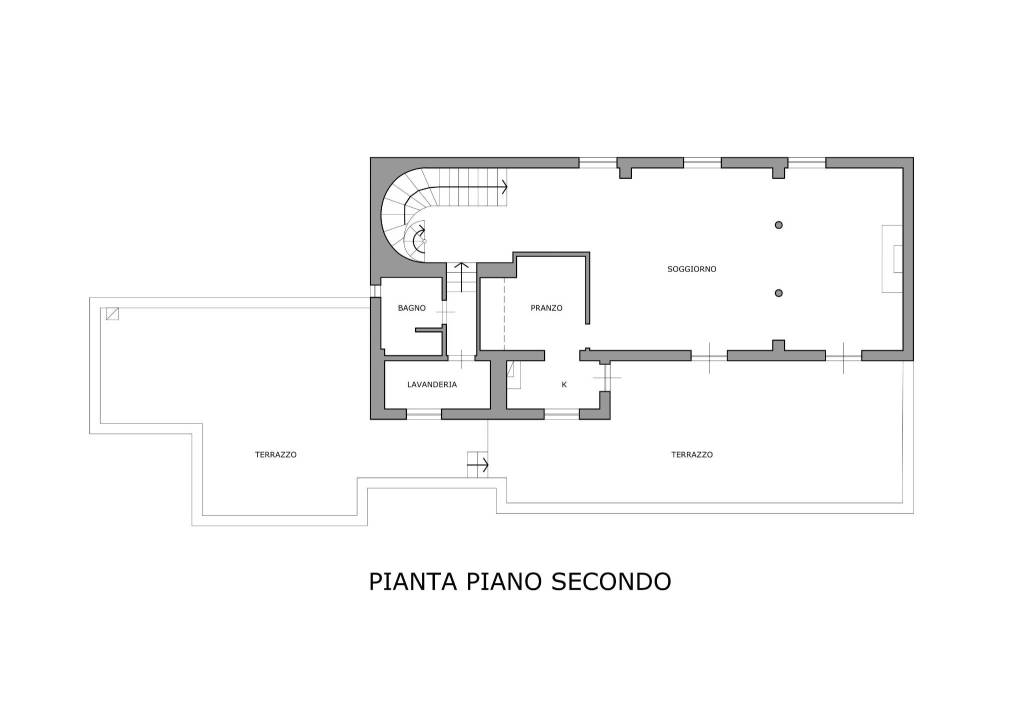 PIANTA PIANO SECONDO 1