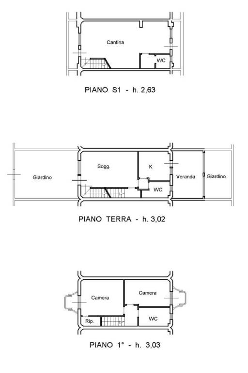 planimetria villetta intera