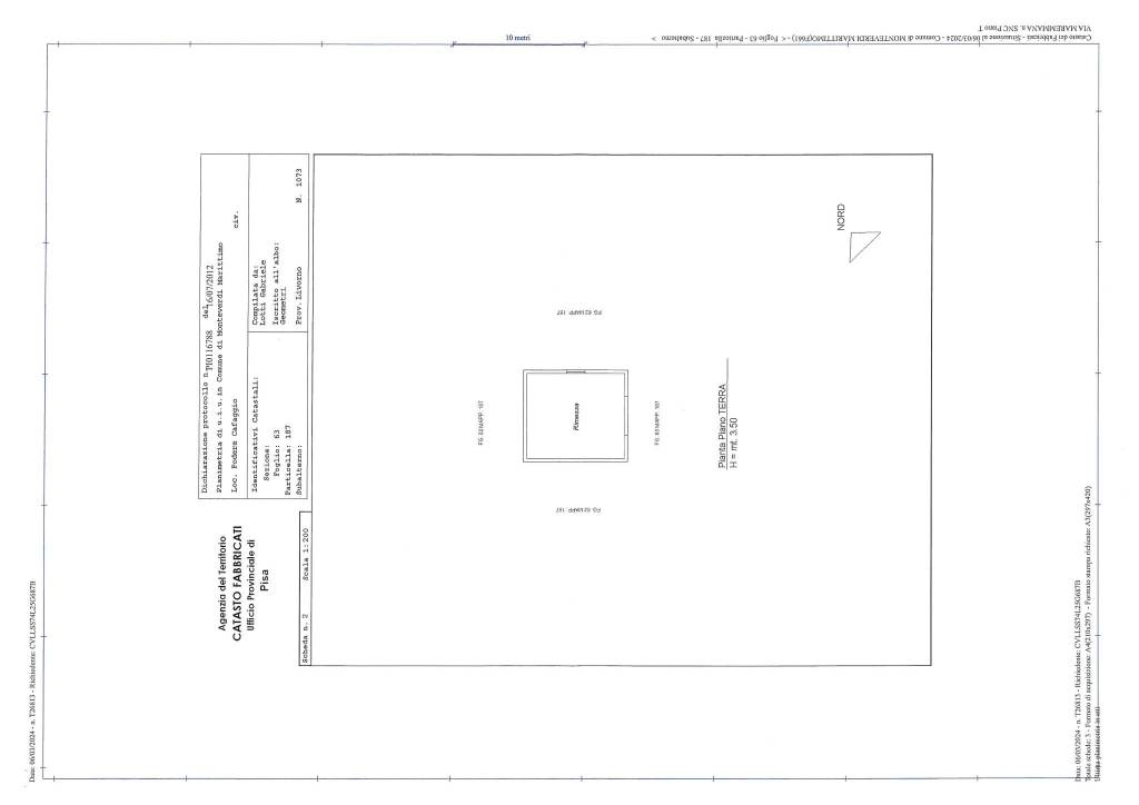 Planimetria catastale C_2 2