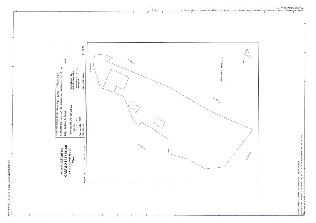 Planimetria catastale D_10 3