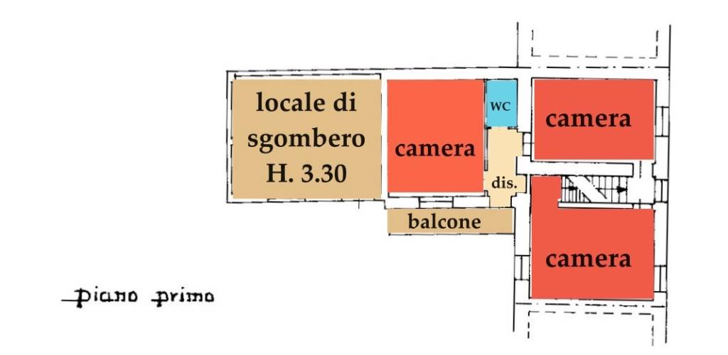 00001 Pianta piano primo Prima Abitazione