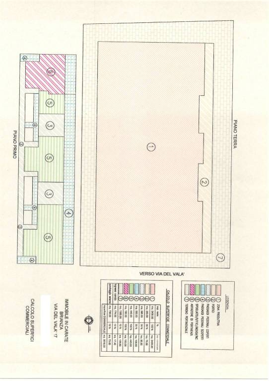 Planimetria P.T. quotata