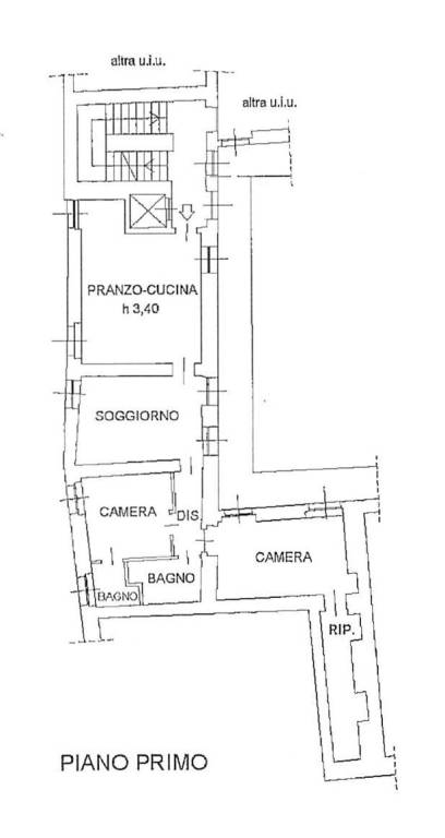 planimetria appartamento affitto s.eufemia VR