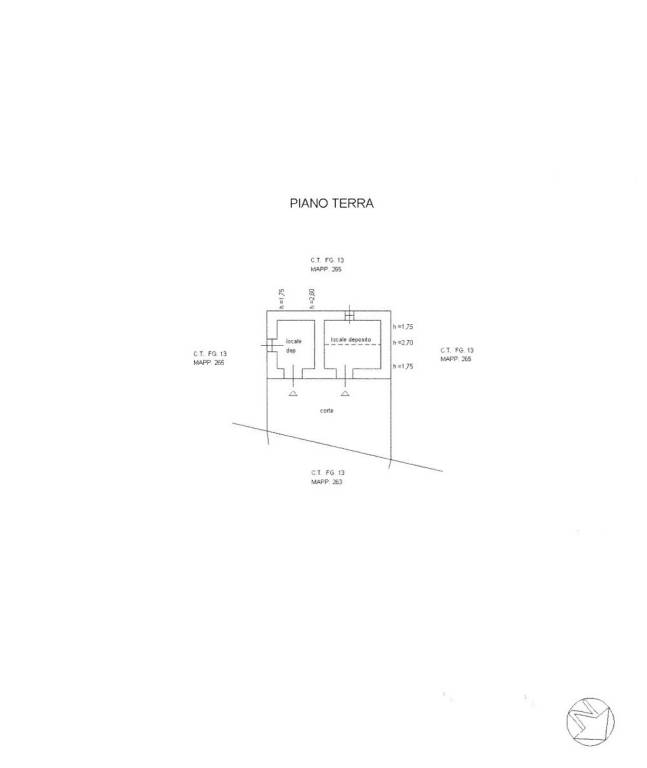 planimetria fg 13 mapp 558