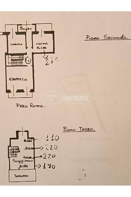 secondo/terzo piano