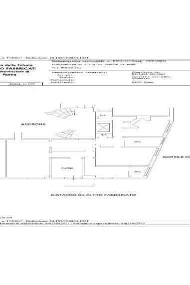 planimetria via nomentana - euro 551.000,00