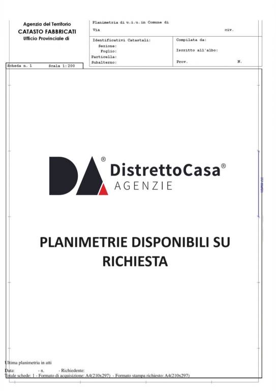 Planimetria DISTRETTO