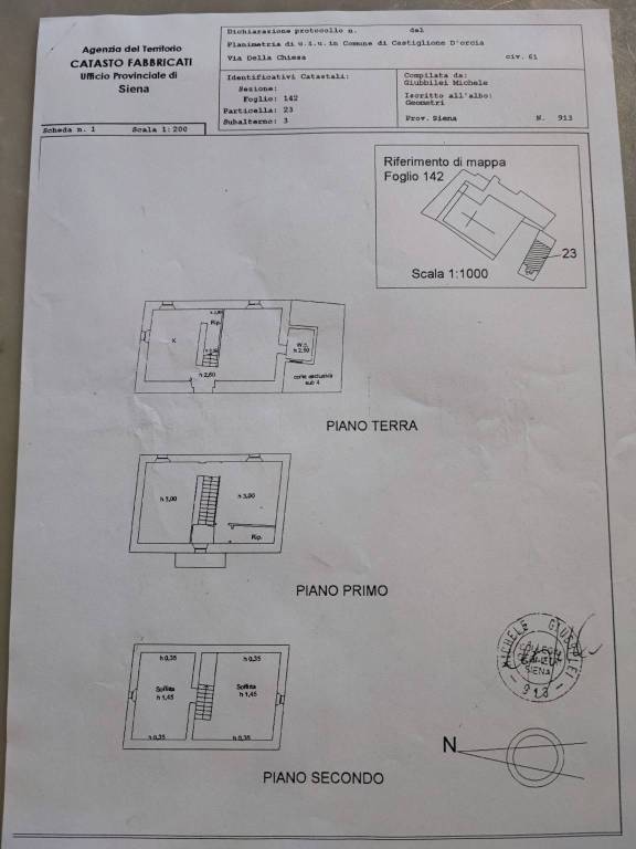 Planimetria catastele abitazione