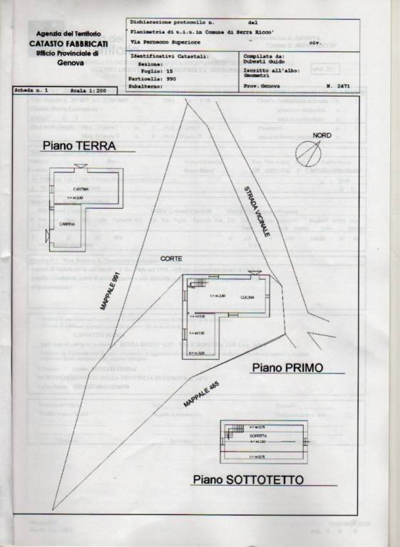 planimetria rustico