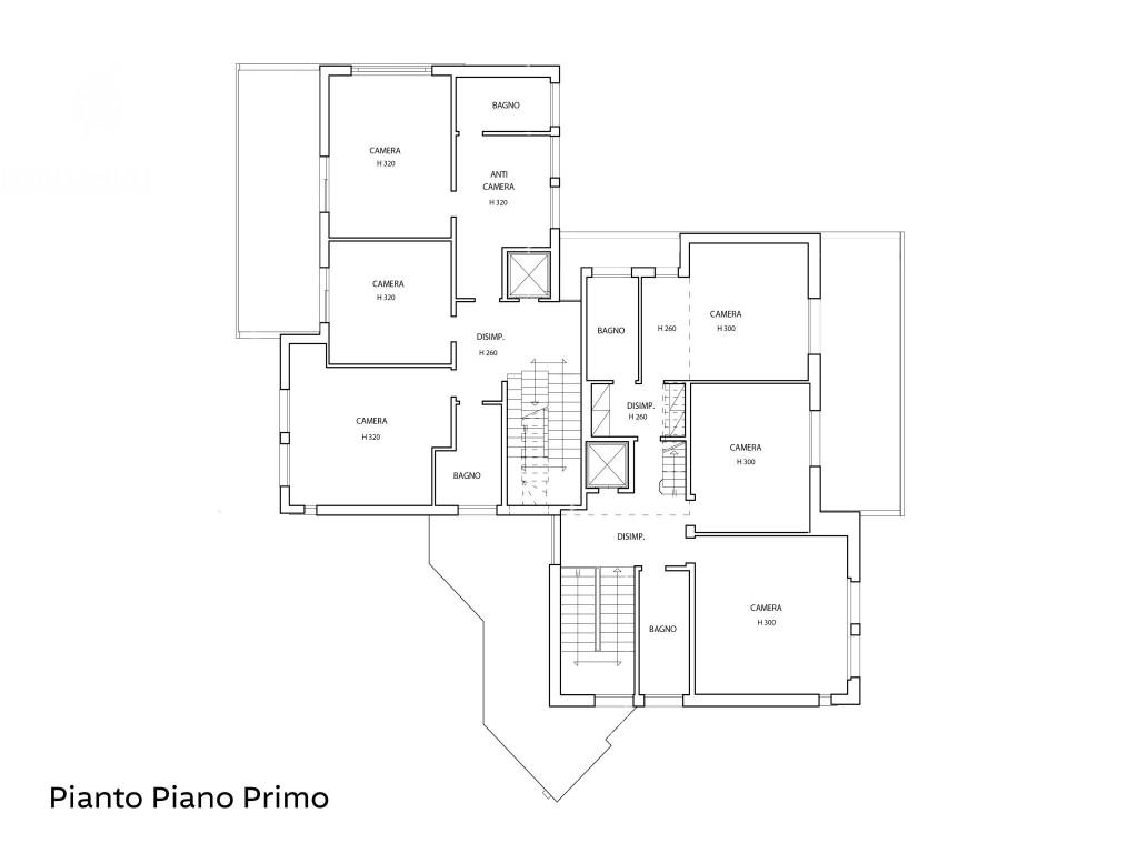 pianta piano primo