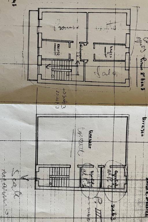 Planimetria 1 — Trilocale via Giacomo Matteotti 47, Centro, Ceccano