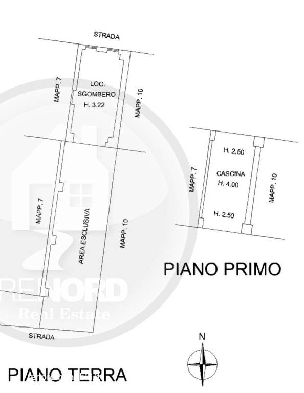 PLANIMETRIA LOCALE DI SGOMBERO