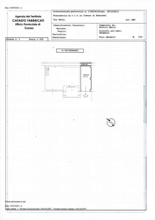 planimetria box