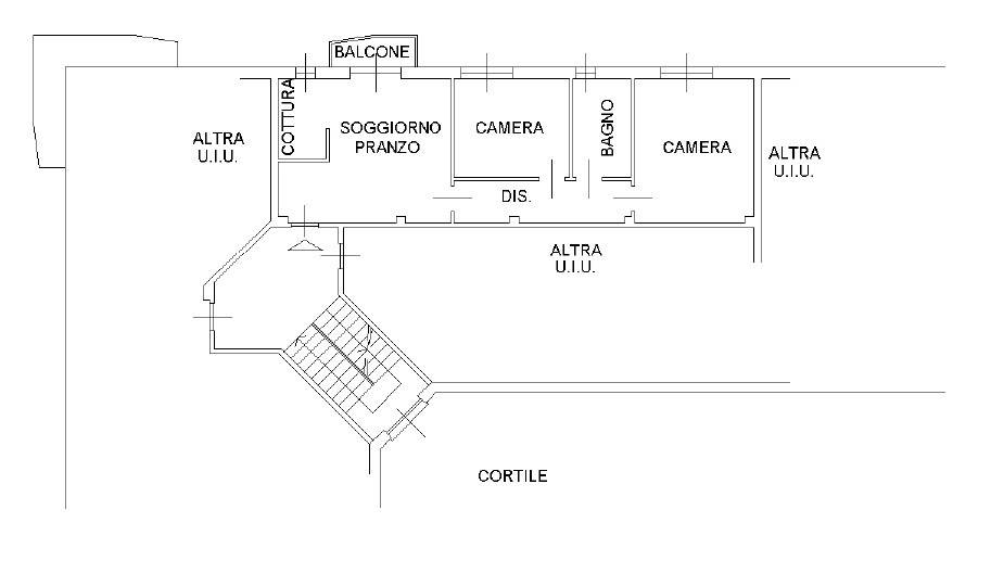 Planimetria Via Roma 90 immobiliare