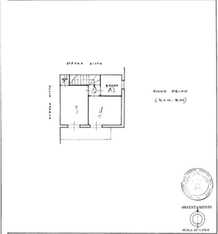 PLANIMETRIA  1° PIANO 