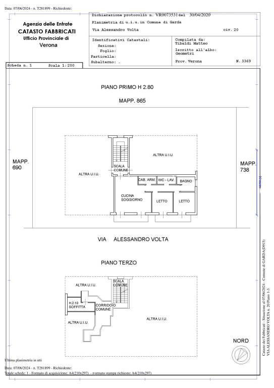 Plan. trilo Via Volta