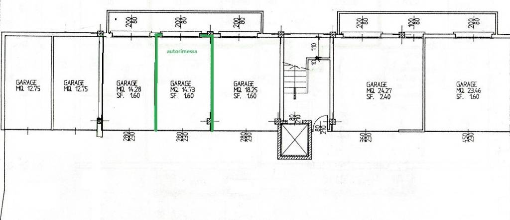 Autorimessa 3° p. x pubblicità