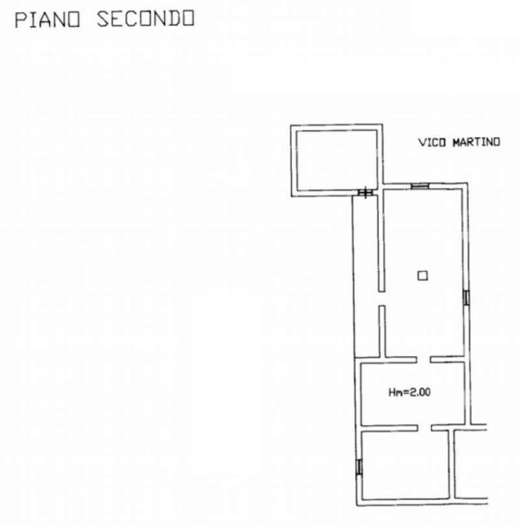 planimetria piano secondo 