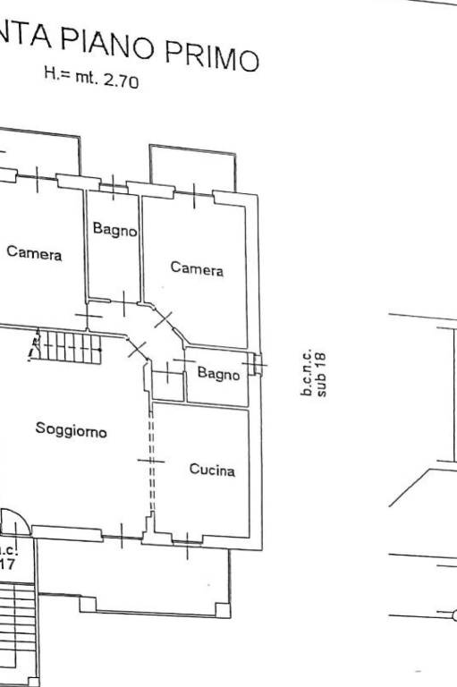 Appartamento p1+ mansarda