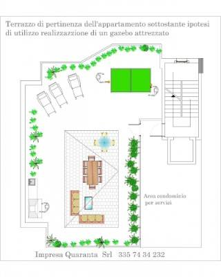 Terrazzo di pertinenza del 2°piano - Ipotesi Utili