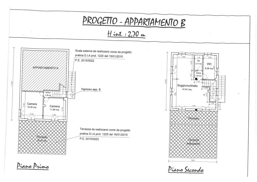 appartamento B 1