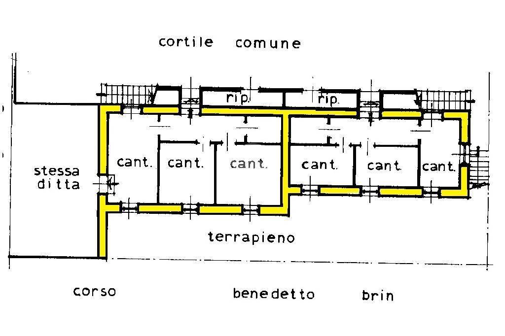 pianta piano cantinato