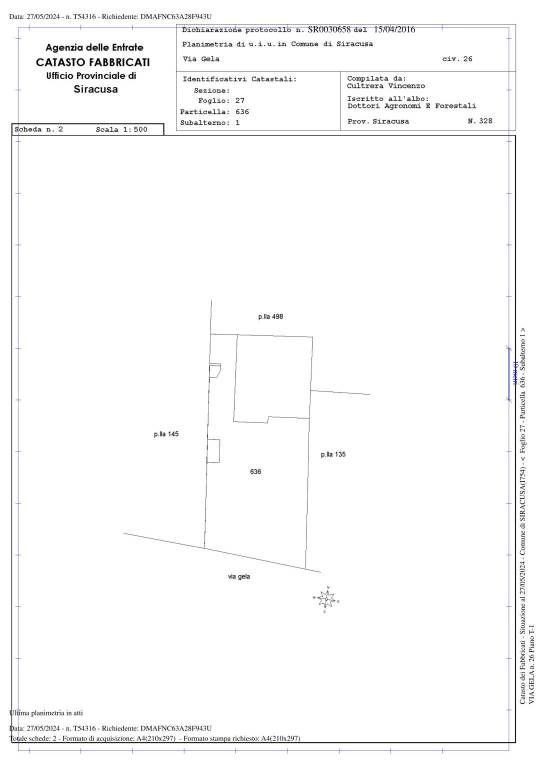 VILLA MAPPA CATASTALE 2