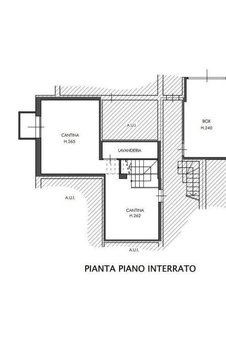 piantina piano interrato