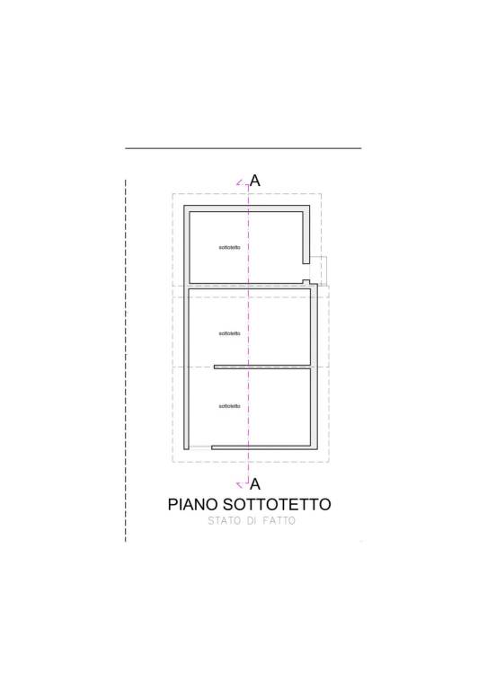 stato di fatto - piano sottotetto