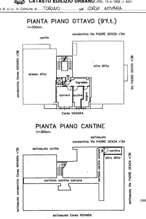 planimetria piano s1-8