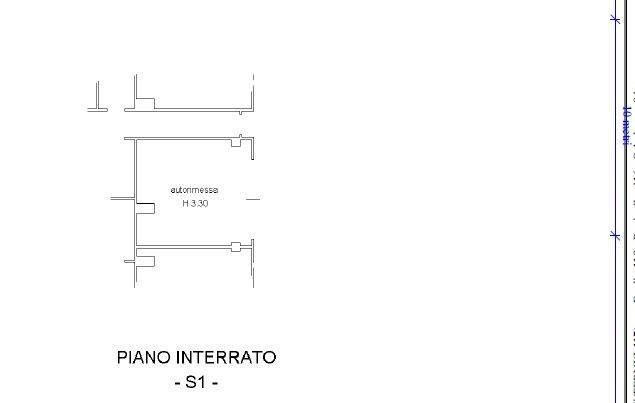 planimetria pubblicità garage