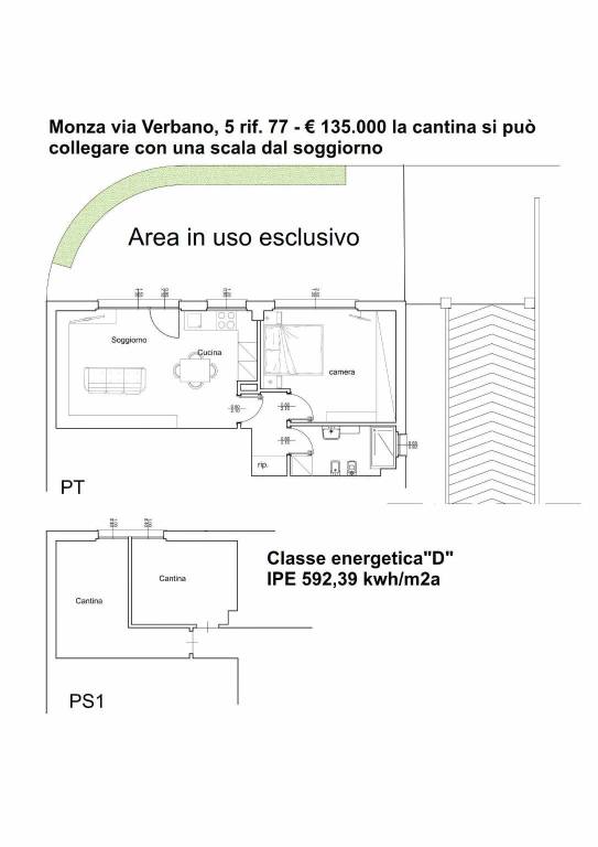 Monza via Verbano, 5 Planimetria 18.6.24