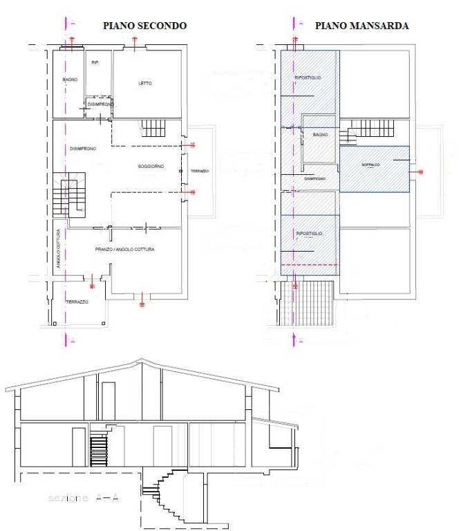planimetria e sezione