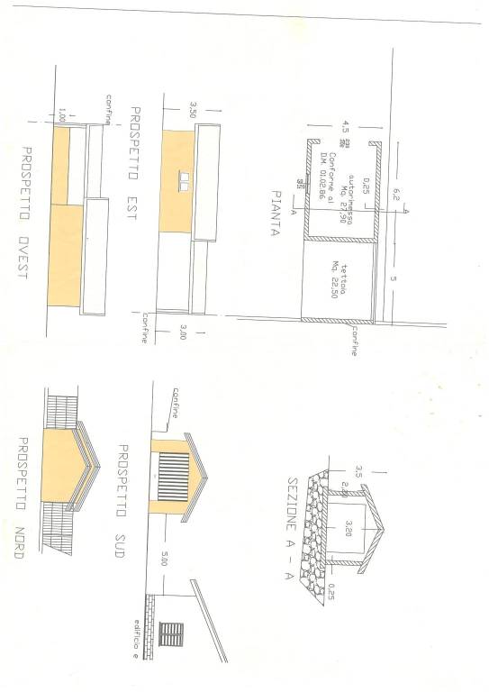 Planimetria progetto box 1