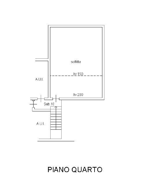 planimetria soffitta