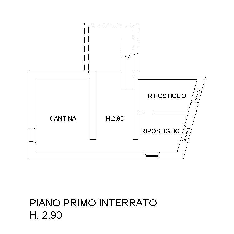 planimetria piano interrato