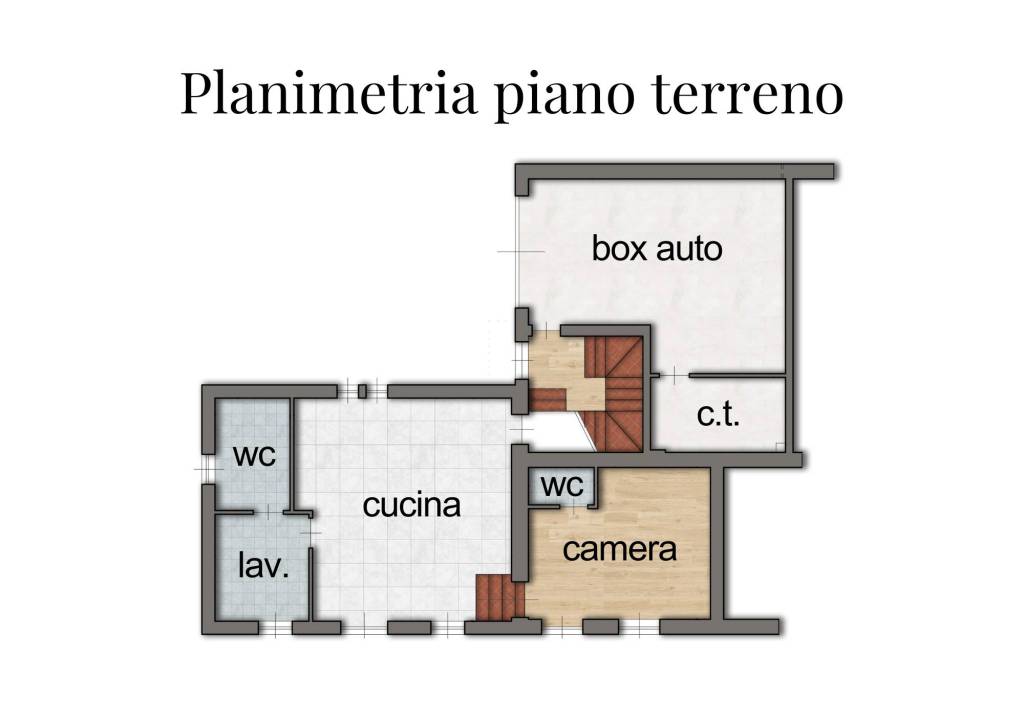 Planimetria piano terreno