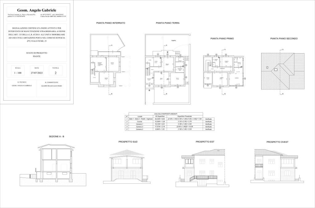 TAVOLA 2 STATO DI PROGETTO 1