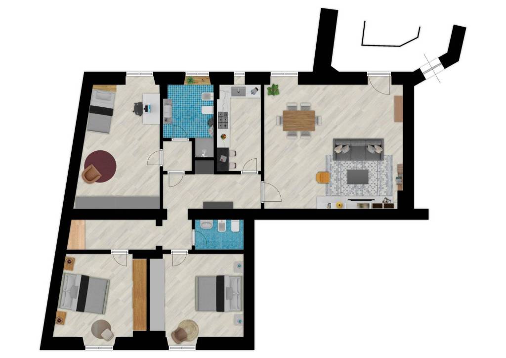 Planimetria Autocad Via Como